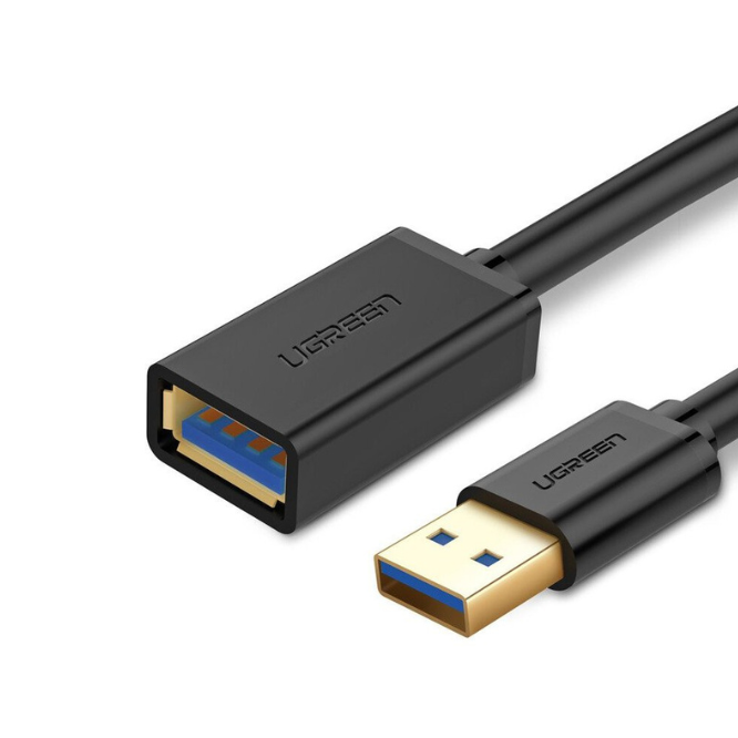UGREEN 10373 USB 3.0 Extension Male Cable 2m (Black)