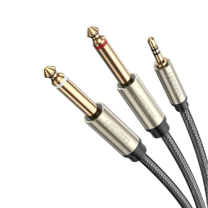 UGREEN 10619 AV126 Cable TRS 3.5MM to 2x TS 6.35MM 5M