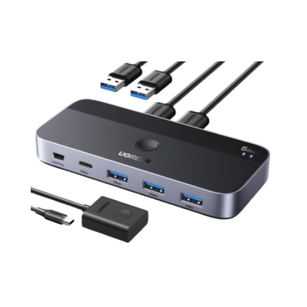 UGREEN 15705 USB 3.0 Sharing Switch 2 In 4 Out