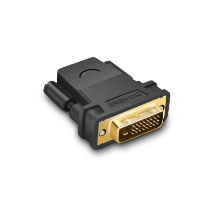 UGREEN 20124 DVI 24+1 Male To Hdmi Female Adapter - Black