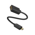 UGREEN 20134 Micro HDMI Male to HDMI Female Cable - 22CM