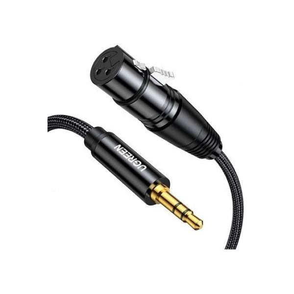 UGREEN 20244 2M 3.5mm Three-Pole Male To XLR Female Audio Cable