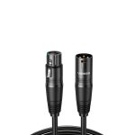 UGREEN 20711 Cannon Male To Female Microphone Extension Audio Cable 3m - Black