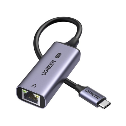 UGREEN 25052 CM648 USB-C To RJ45 Ethernet 2.5G Adapter Gray