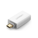 UGREEN 30529 Micro USB Male To USB 2.0 A Female OTG Adapter (White)
