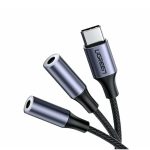 UGREEN 30732 USB-C Male to 2*3.5mm Female Auxiliary Stereo Y Splitter Audio Cable 25cm