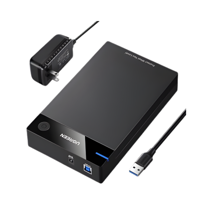 UGREEN 50422 USB 3.0 3.5 Inch Hard Drive Box EU Plug US222