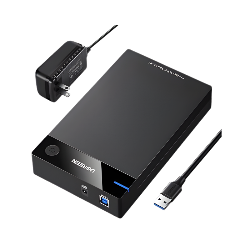 UGREEN 50422 USB 3.0 3.5 Inch Hard Drive Box EU Plug US222 UGREEN 50422 USB 3.0 3.5 Inch Hard Drive Box EU Plug US222