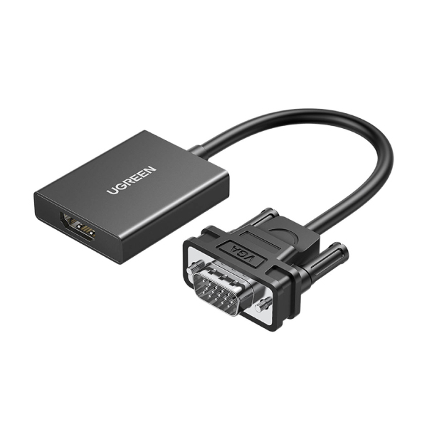 UGREEN 50945 Cable Adapter Cable VGA (Male) - HDMI (Female) 0.15m (CM513)