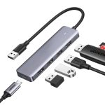 UGREEN 50985 USB Hub 3.0 Ultra Slim 4 Port USB 3 Hub with 5Gbps Data Transfer