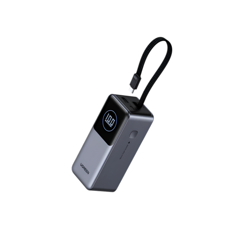 UGREEN 55365B Nexode 20000mAh 130W Smart Display with Built-in Cable PB723