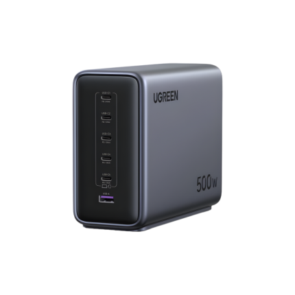 UGREEN 55549B 500W 6-Port Nexode GaN Desktop Fast Charger X759
