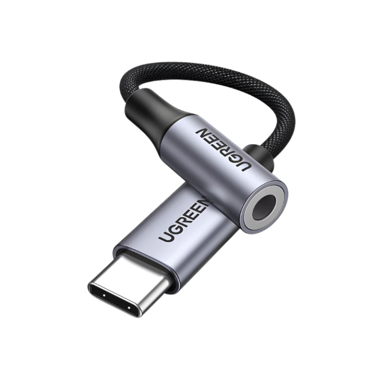 UGREEN 80154 USB C to 3.5mm Jack DAC Type C Headphone Aux Adapter Hi-Fi Stereo