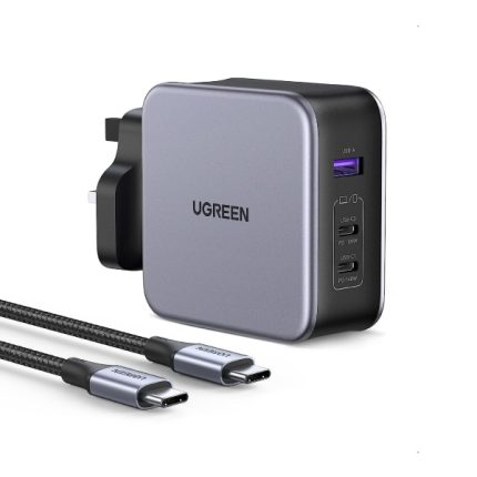 UGREEN 90322 Nexode 3-Port PD Gan Fast Charger C-C 140W