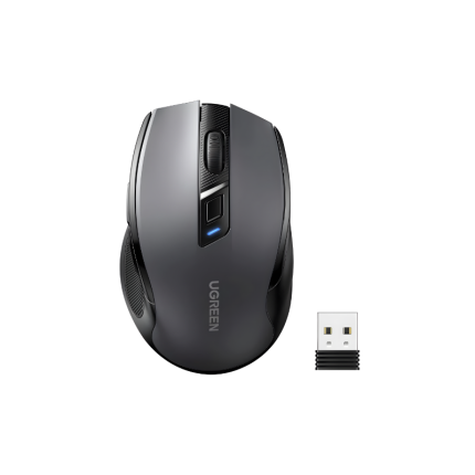UGREEN 90855 Ergonomic Wireless Mouse ( 2.4G Wireless & Bluetooth ) MU006